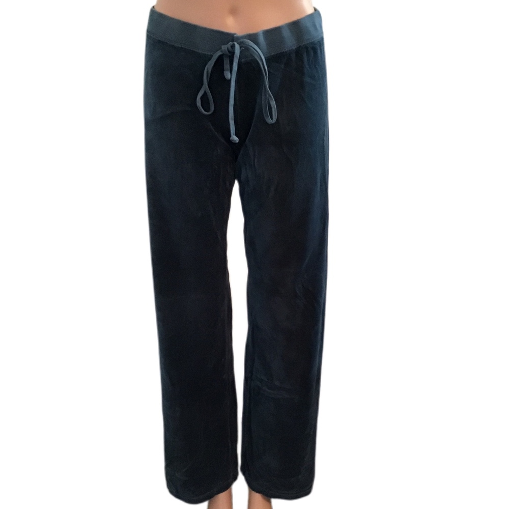 Juicy Couture Dark Teal Velour Sweatpants